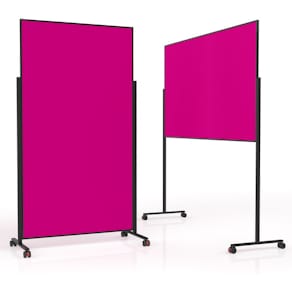 Moderationstafel Magnetoplan VarioPin, pink, 100 x 180 cm