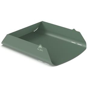 Brevkorg ALBA metall A4 grön