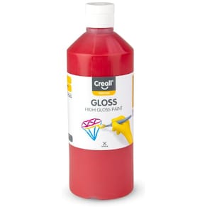 Glansfärg CREALL Gloss 500ml röd