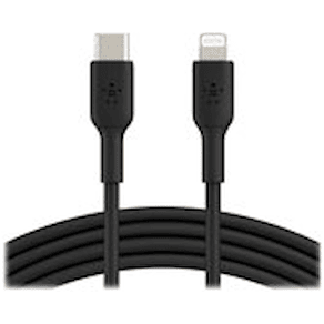 BOOST CHARGE Lightning to USB-C Cable, 1M, Black