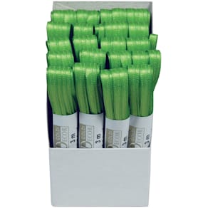 Doppelsatinband Goldina, 3 mm x 3 m, apfelgrün