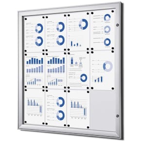 Aluminiumsprofil Twinco grå 960/1000 mm