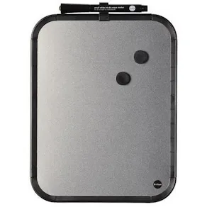 Whiteboard BI-OFFICE 22x28cm silver
