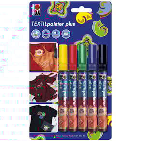 Stoffmalstift-Set Marabu Textil Painter plus, 5-tlg.