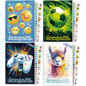 Hausaufgabenheft LERNFREUNDE Grundschule, A5, sortiert