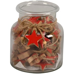 Weihnachtsanhänger POSIWIO Stern aus Glas