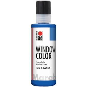 Fensterfarbe Marabu Fun & Fancy, ultramarinblau, 80 ml