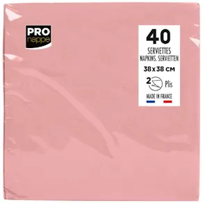 Servett PRONAPPE 38x38cm rosa 40/fp