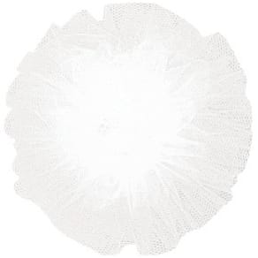 Rosette WIEDEMANN 54707104, Perlon, weiß