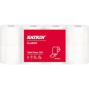 Toalettpapper KATRIN Classic 200, 2-lag, 25m, 64rl/fp