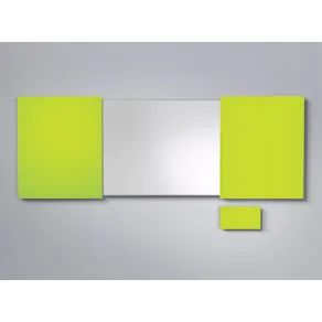Konferensskåp Glas Lime, magnetisk