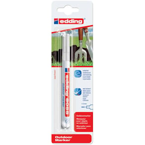Lackmarker edding outdoor, weiß, 1-2 mm Rundspitze