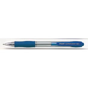 Bläckkulpenna PILOT Super Grip Blå, medium, 1.0mm, 12st