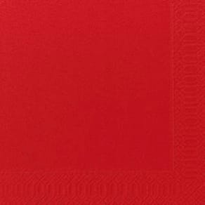 Middagsservietter Duni Ecoecho 3-lags rød 40x40 cm 1000 stk