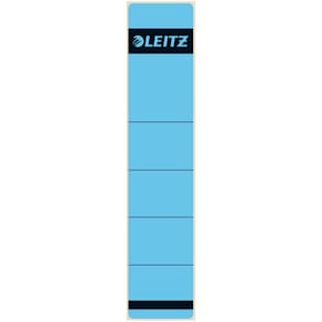 Rückenschild Leitz, kurz, schmal, blau