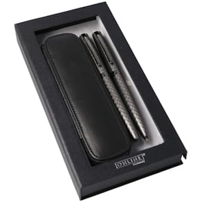 Schreibgeräteset Online Eleganza, mit Etui, titan