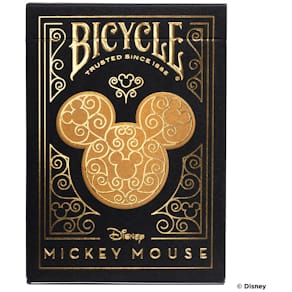 Spielkarten Bicycle Disney Mickey Mouse Black and Gold