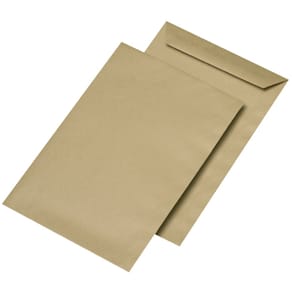 Versandtasche MAILMEDIA C5, gummiert, 70g, braun