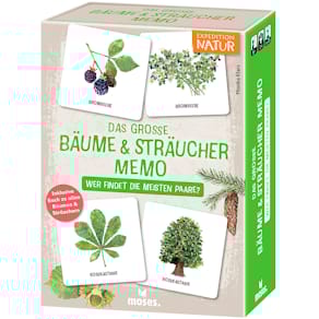 Memo-Spiel MOSES Das große Bäume & Sträucher Memo, ab 6 Jahren