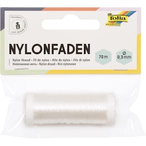 Nylondraad Folia op spoel, 0,3 mm x 70 m