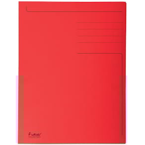 Dossiermap Exacompta Foldyne, ft 24 x 35 cm (folio), rood, doos  