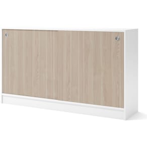 Skåp 1600 x 415 x 925 mm Vit/Vit ask