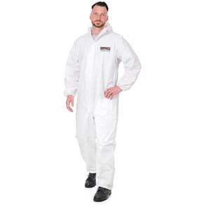 Schutzanzug LeiKaTech, XXL, weiß, Einweg