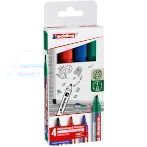 Whiteboardmarker-Etui edding, 4 St., sortiert
