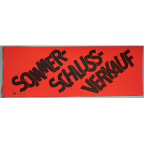 Plakatheft RNK SSV, 480 x 170 mm, leuchtendrot, 10 Blatt
