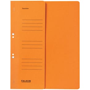 Ösenhefter Falken, 1/2 Deckel, orange