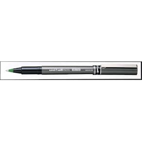 Rollerpen Uni-ball Deluxe UB-155 Micro 0,2 mm, grøn, 12 stk