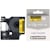 Tape Rillprint compatible D1 voor Dymo 45018, 12 mm, zwart op