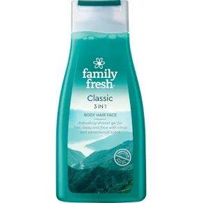Duschtvål Family Fresh 3in1