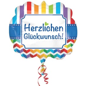 Folienballon Herzlichen Glückwunsch