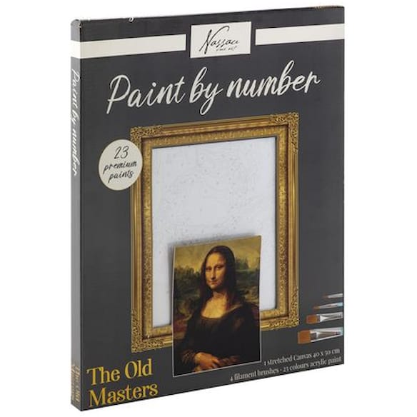 Paint by number Mona Lisa 40x50cm
