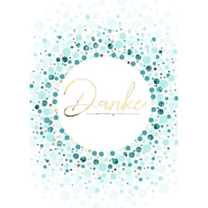 Dankeskarte, 5 Stück