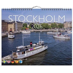 Väggkalender Stockholm 2026