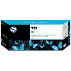 HP 772 cyan ink cartridge, 300 ml