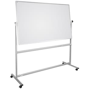 Whiteboard dubbelsidig emalj 150x120cm