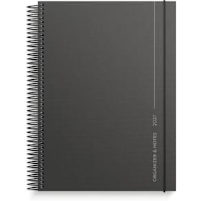 Kalender Organizer & Notes 2027 svart