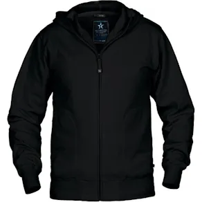 Hoodie zip TEXSTAR HC03 svart L