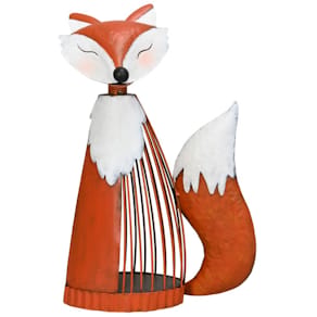 Dekofigur Fuchs, Eisen, orange/braun