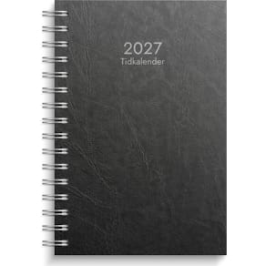 Burde Tidkalender 2027 svart