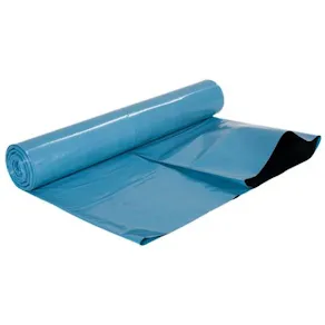 Plastsäck COEX 240L 65my blå/sv 10/rl
