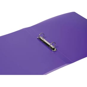 Schulordner Q-CONNECT, A4, transluzent violett