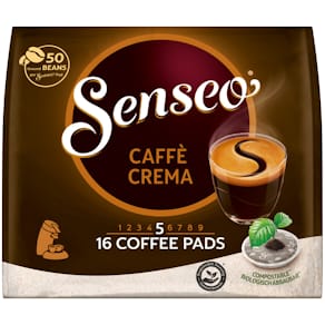 Kaffeepads Senseo Excellent, 16 Stück, Caffè Crema