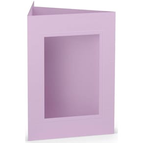 Passepartoutkarte Rössler Paperado, B6, orchidee