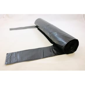 Plastsäck knyt LD 125L 40my svart 10/rl