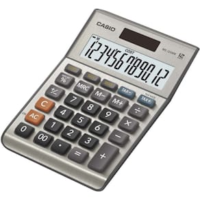 Lommeregner Casio til skole og kontor, 1 stk