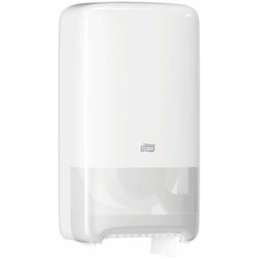 Toiletpapirdispenser Tork T6 Mid-Size, hvid, 184 x 140 x 344 mm